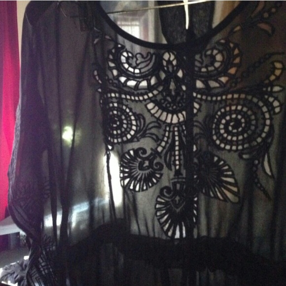 Vintage forever 21 sheer tunic