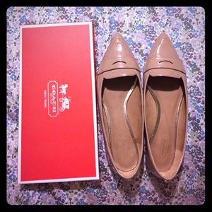 Coach Tabitha Patent Flats