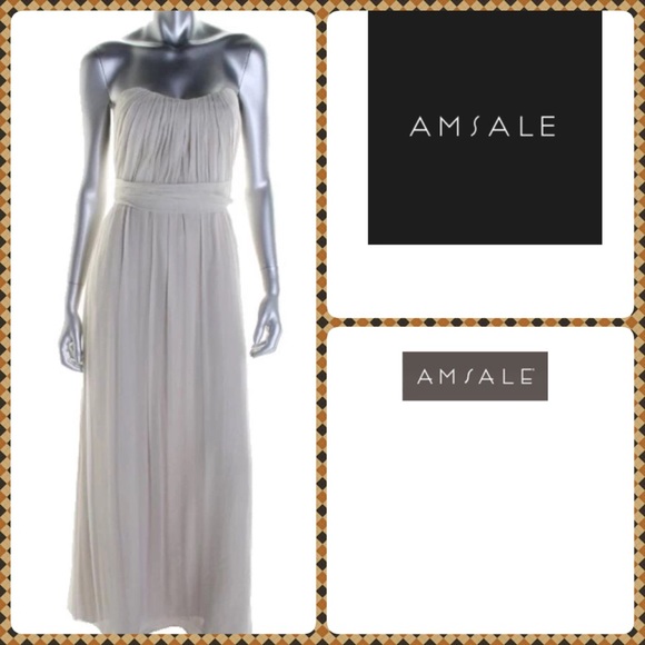 NWT Amsale Full Ivory Gown 12 MSRP $310 - Picture 2 of 2