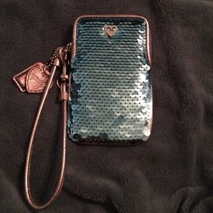 Coach poppy wristlet