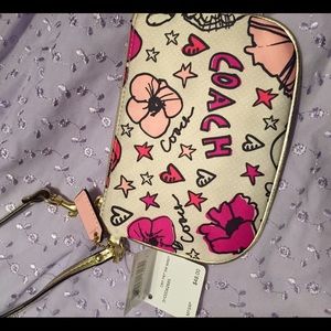 Coach "poppy" wristlet