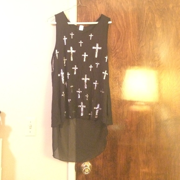 Black Cross Shirt - Picture 1 of 4
