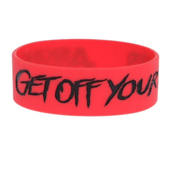 (2 for $4) Asking Alexandria Rubber Bracelet - Picture 2 of 4