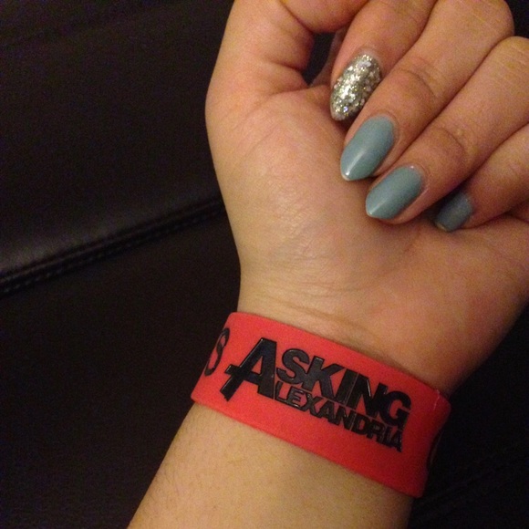 (2 for $4) Asking Alexandria Rubber Bracelet - Picture 4 of 4
