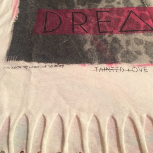 "I am the dreamer" F21 Fringe Top - Picture 2 of 4