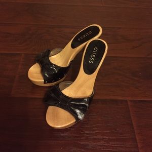 Guess high heels sandals. Very nice and worn once