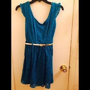 Blue dress