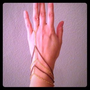 Beautiful Two Toned Hand Chain