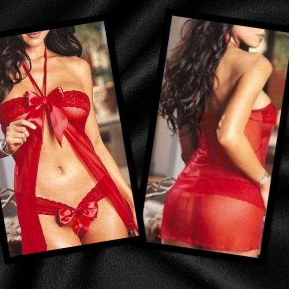 Other - ❤️️️Sexy red 2 piece lingerie❤️