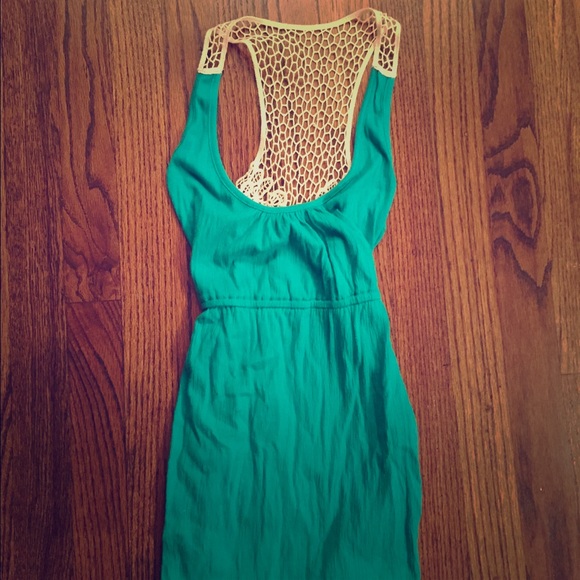 SOLD!!!! Fun summer tank with lace detail NWOT