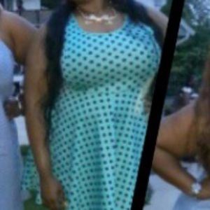 Turquoise midi skater dress polka dot Bundle!!!