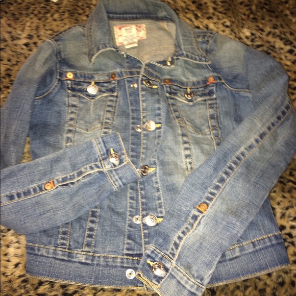 True Religion "Emily" L Jean jacket