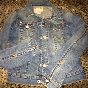 True Religion "Emily" L Jean jacket