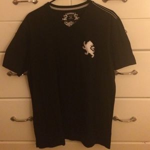 men's Express black vneck tshirt