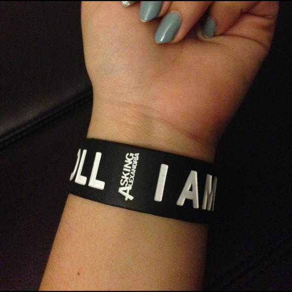(2 for $4) Asking Alexandria Rubber Bracelet - Picture 2 of 4