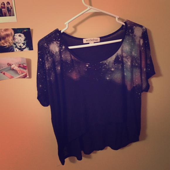 Galaxy Print High Low Top🌌