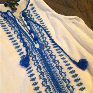 Ralph Lauren Light White Summer Tank Top