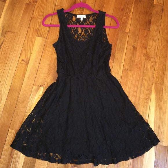 Black lace dress!!!
