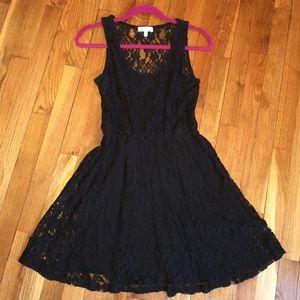 Black lace dress!!!