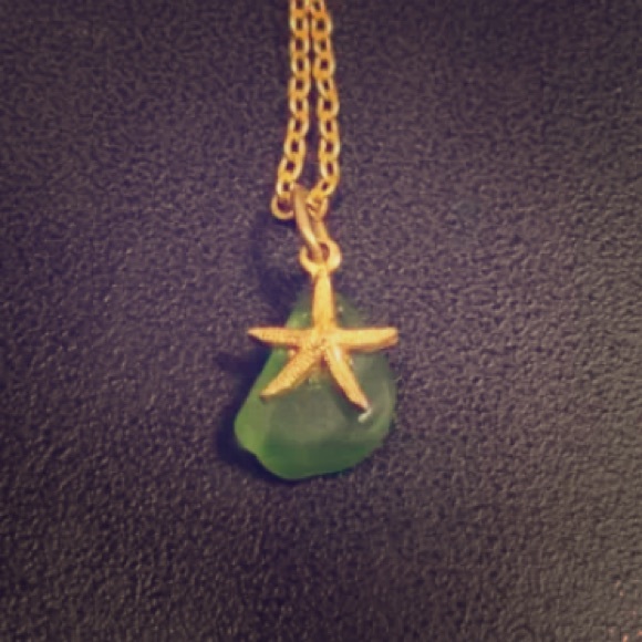 necklace with starfish accent pendant.
