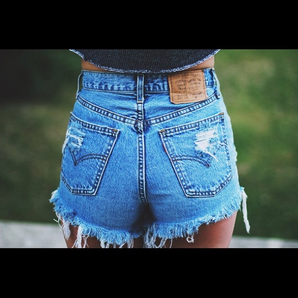 CUSTOM HIGH WAISTED SHORTS - Picture 2 of 2