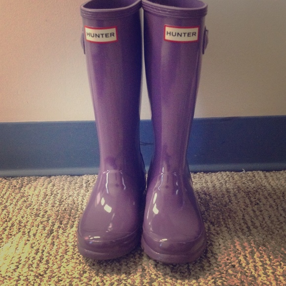 Brand New With Box Dusty Lavender Hunter Boots