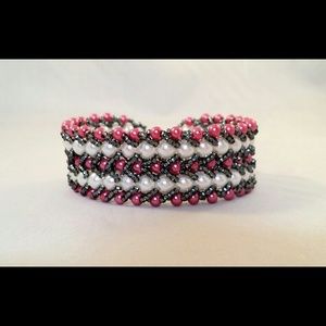 Double pearl bracelet. Made by me :)