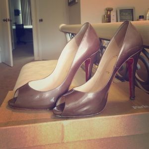 Christian Louboutin Lady Claude 120 Metal Patent!