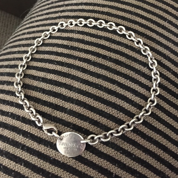 Please Return to Tiffany choker, sterling silver