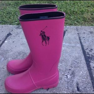 Ralph Lauren polo rain boots