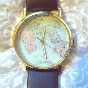 World map watch