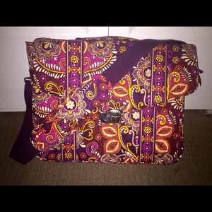 Vera Bradley laptop satchel in Safari Sunset💛