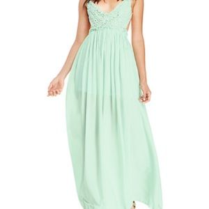 Dailylook Crochet Bodice Maxi Dress Maxi