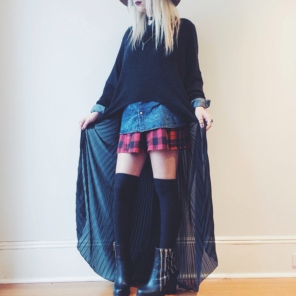 LF Sweater with sheer back