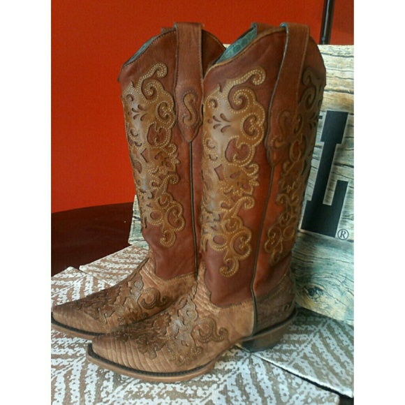 Corral Shoes - ❌SOLD❌ Corral Teju Lizard Cowgirl Boots