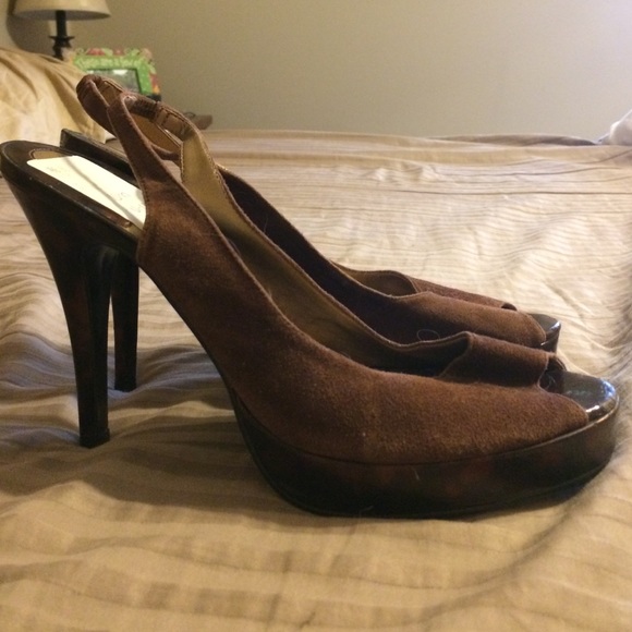 Carlos Santana Elise sling back heels size 10