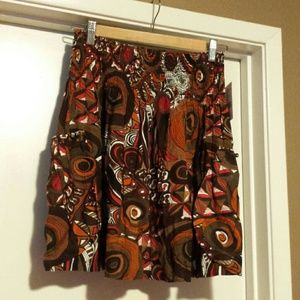 Free People Printed Skirt