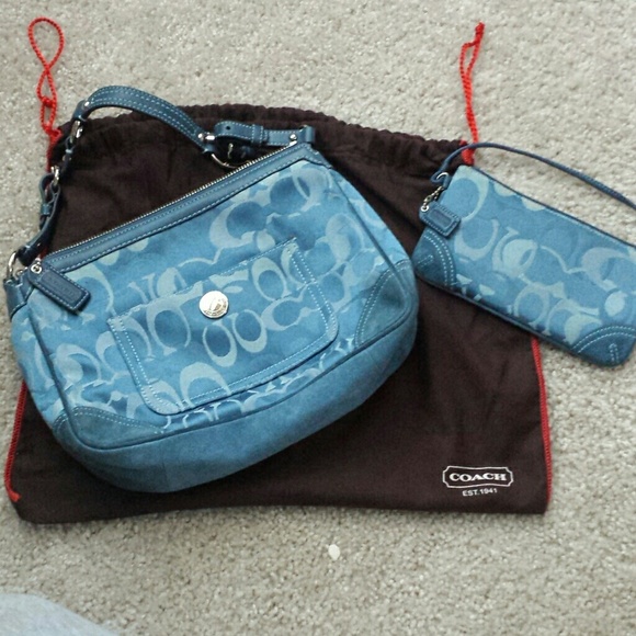 COACH purse/wristlet bundle