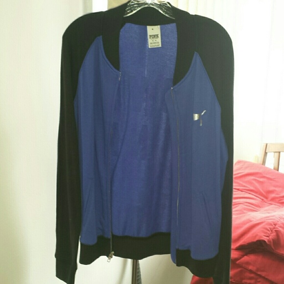 PINK Victoria's Secret Sweaters - Purple and black sweater