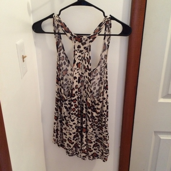 🚫SOLD🚫Urban Outfitters Mine cheetah top medium - Picture 3 of 4