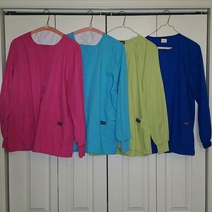 Cherokee scrub jacket bundle