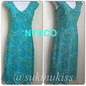 ✨NY & CO chiffon dress✨NEW