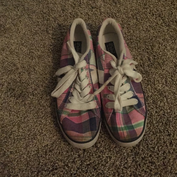Polo shoes. Size 5 in kids but fit a 6.5