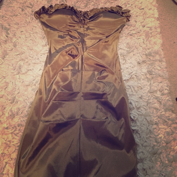 Gold dress