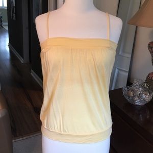 Banana yellow strappy tank