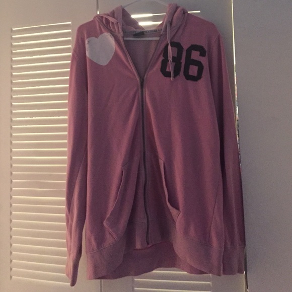 VS/PINK Pink, White, and Black jacket