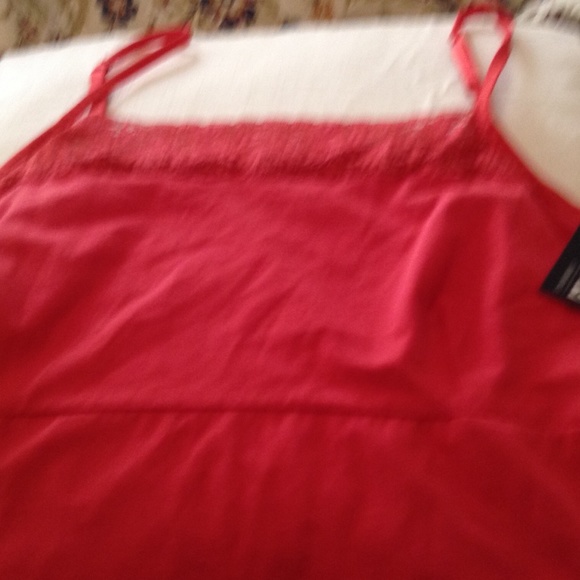 NWT Apt. 9 orange lace trimmed camisole size 2X