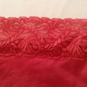 NWT Apt. 9 orange lace trimmed camisole size 2X