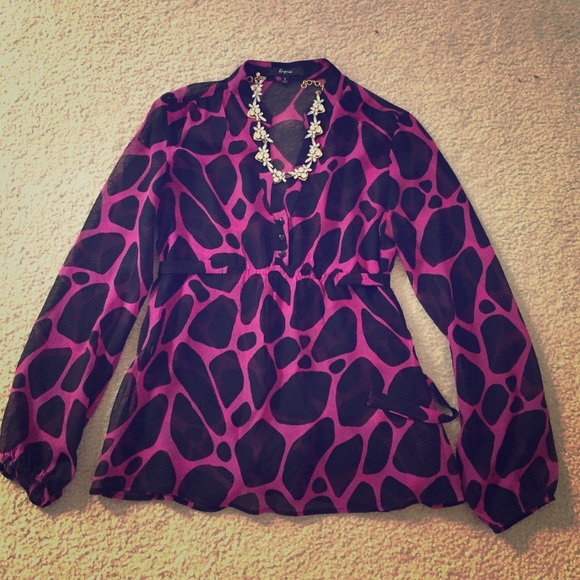 Stylish Pop Print Blouse