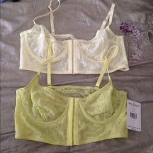 Free people laced bras